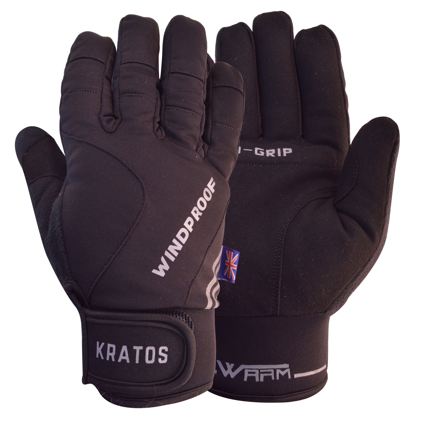 Winter Thermal Gloves Touch Screen Warm Gloves Waterproof Anti Slip Padded Cold Weather Gloves Driving Cycling Hiking MTB for Men & Women Black