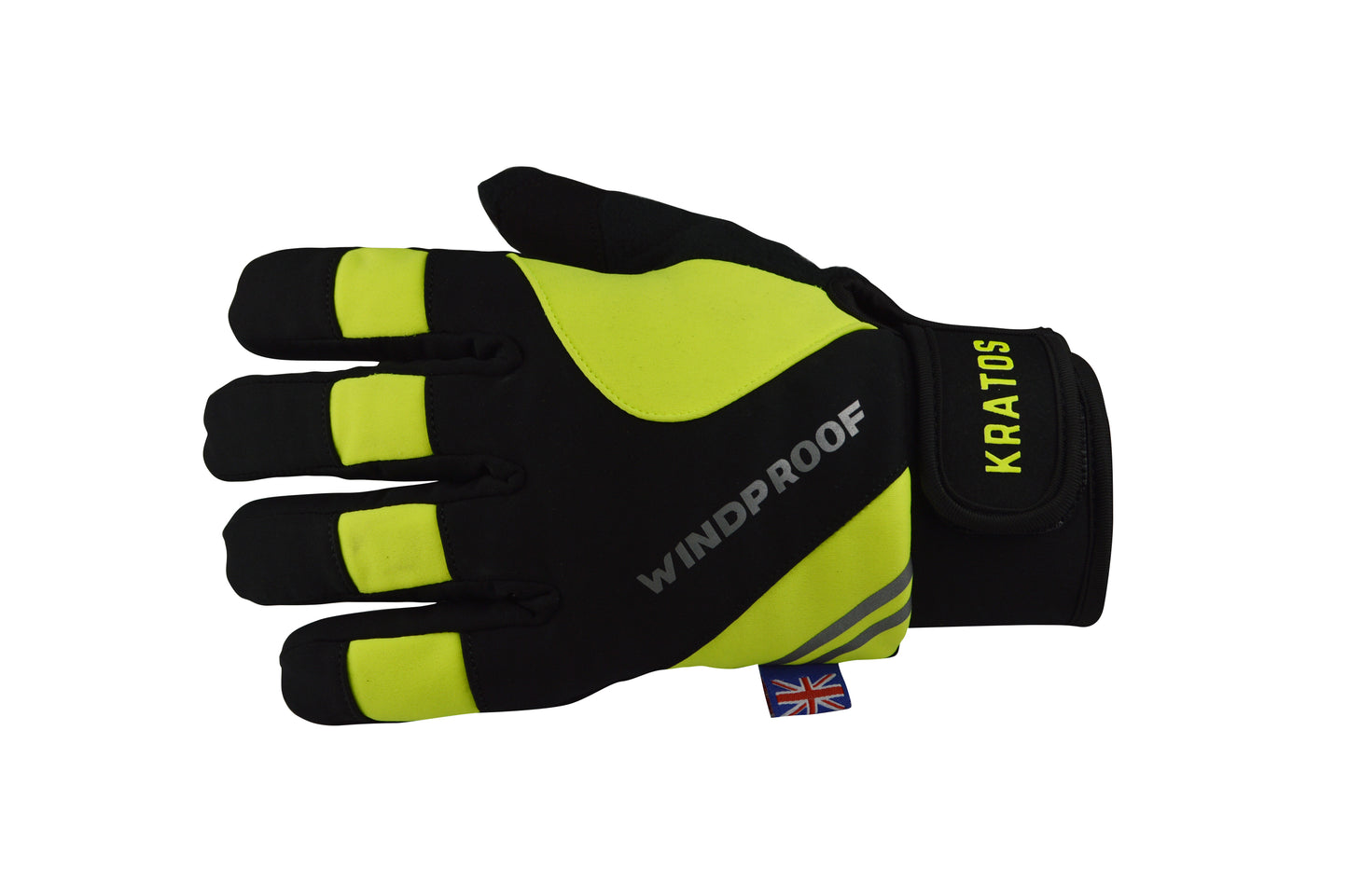 Winter Thermal Gloves Touch Screen Warm Gloves Waterproof Anti Slip Padded Cold Weather Gloves Driving Cycling Hiking MTB for Men & Women Black & Yellow