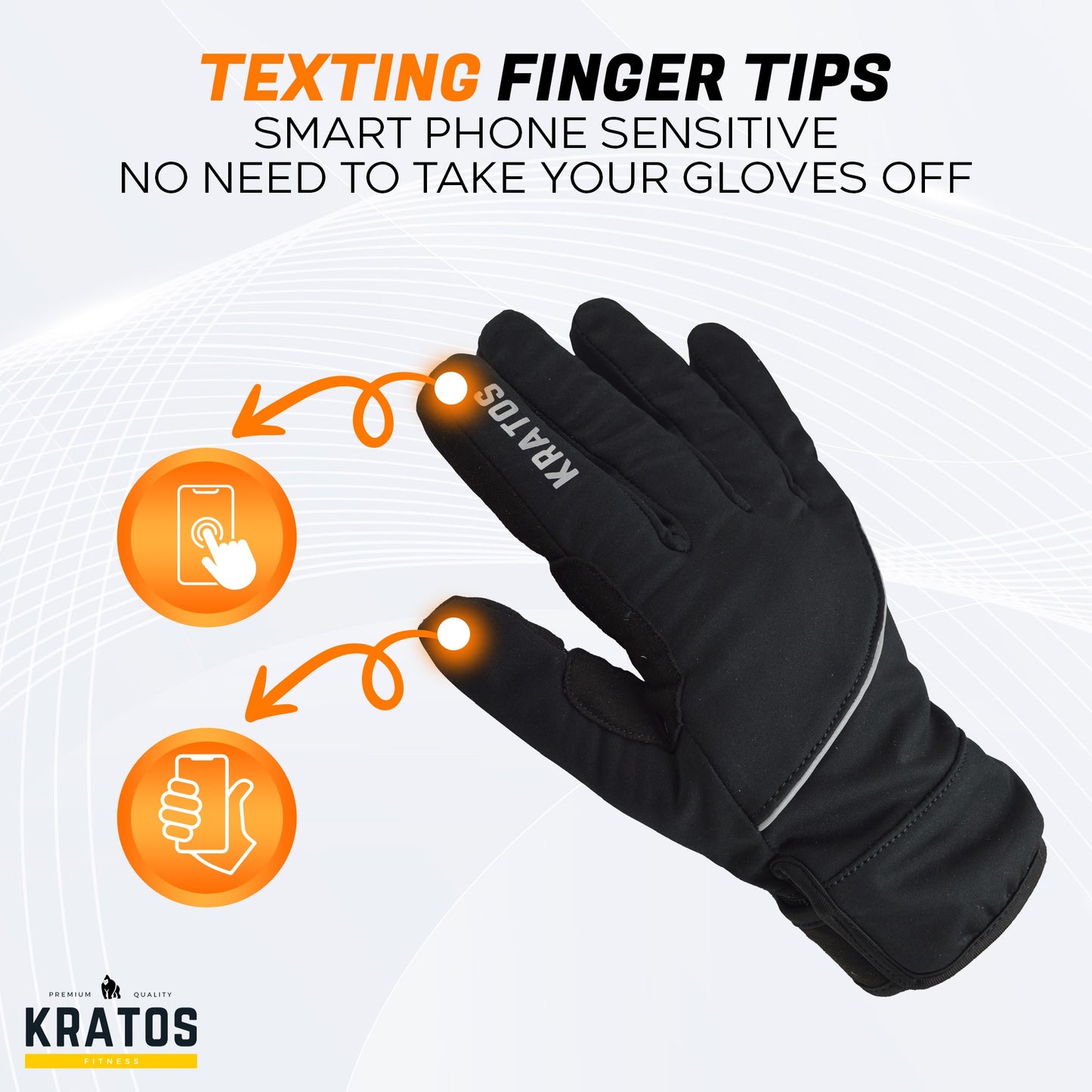 Winter Windproof Cycling Gloves Warm Anti Slip Padded Touchscreen Thermal Cold Weather Cycling Hiking MTB for Men & Women