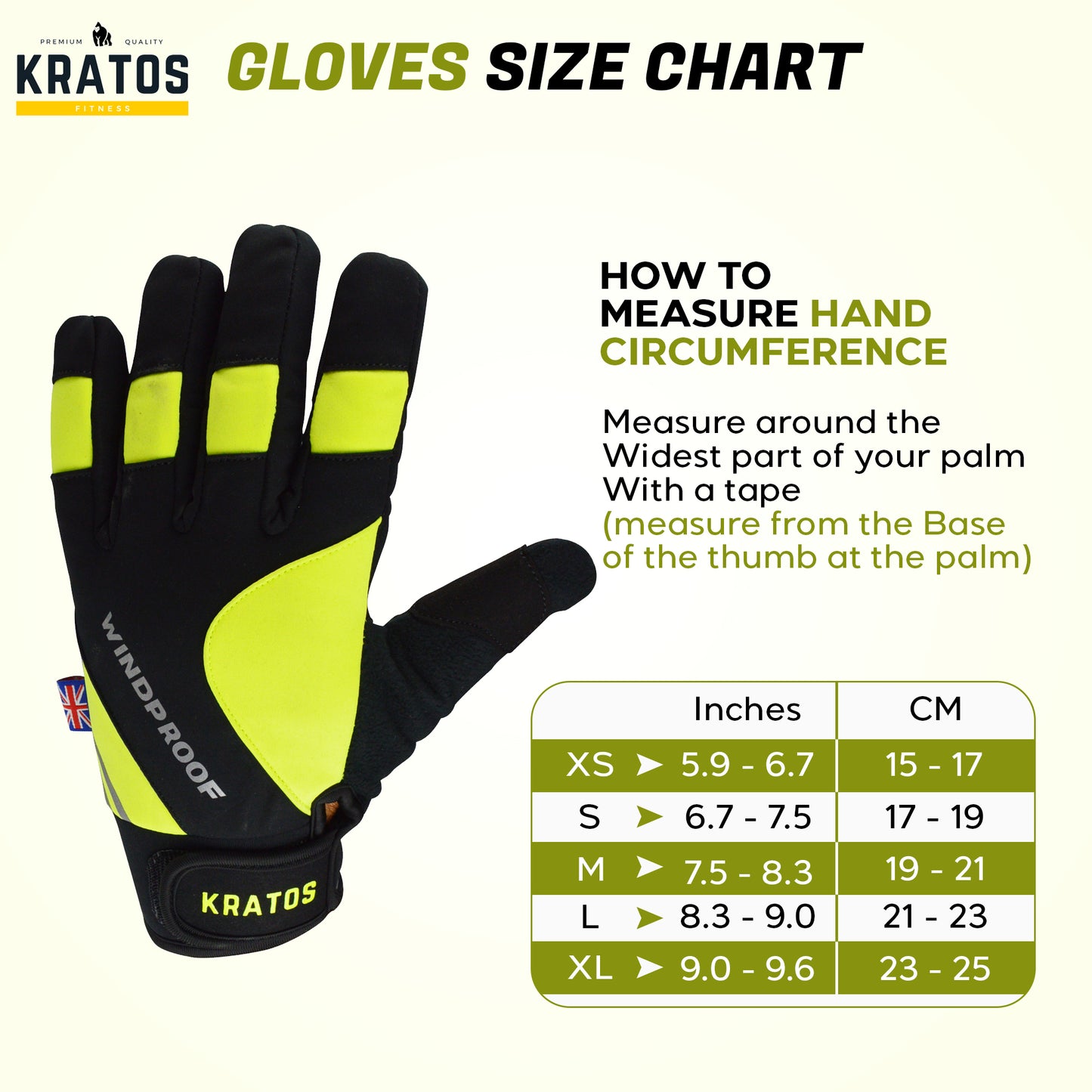Winter Thermal Gloves Touch Screen Warm Gloves Waterproof Anti Slip Padded Cold Weather Gloves Driving Cycling Hiking MTB for Men & Women Black & Yellow