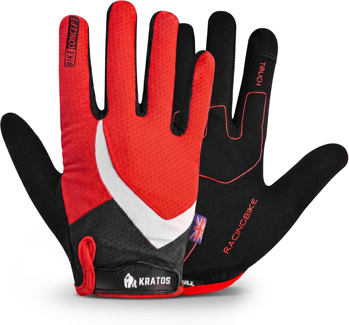 Kratos Cycling Gloves – Gel Padded MTB Gloves for Men & Women