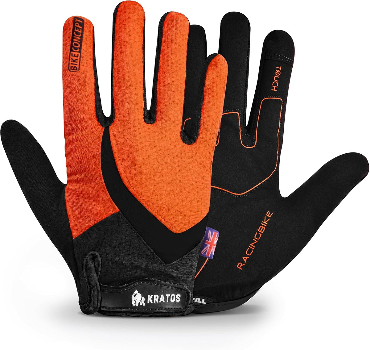 Kratos Cycling Gloves – Gel Padded MTB Gloves for Men & Women