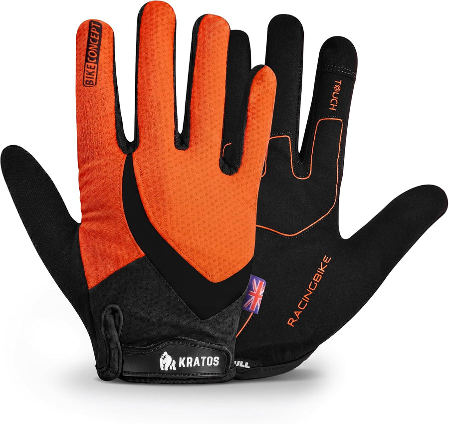 Kratos Cycling Gloves – Gel Padded MTB Gloves for Men & Women