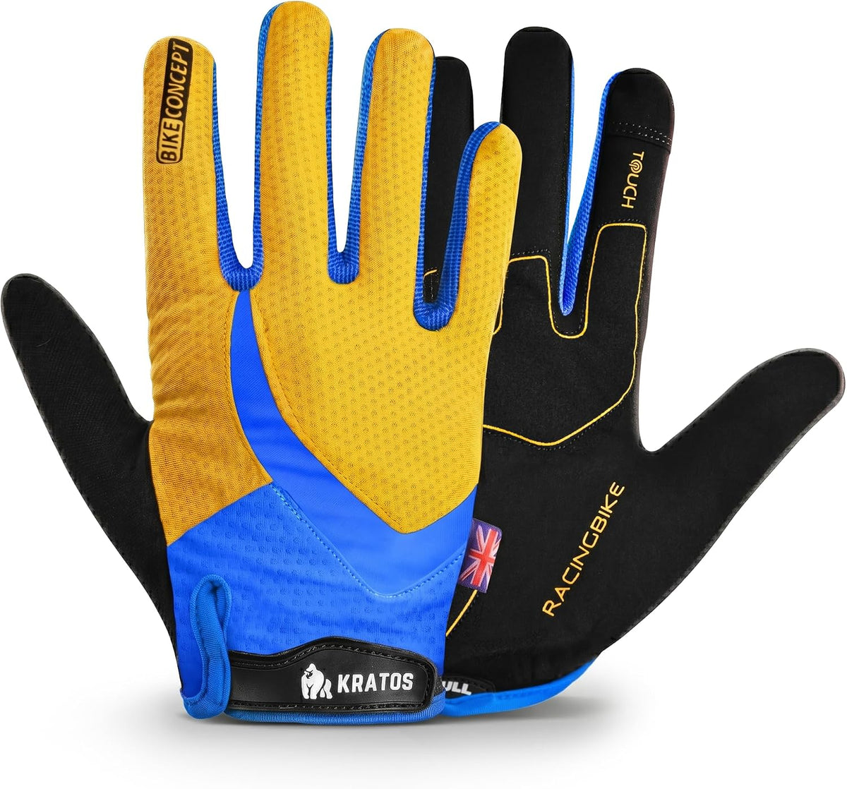 Kratos Cycling Gloves – Gel Padded MTB Gloves for Men & Women