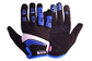 Blue Mountain Bike Gloves for Men & Women with Knuckle Protection