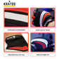 KRATOS - RED Mountain Bike Gloves for Men and Women | Mtb Gloves | Anti-Slip | Adjustable Wrist Starp | Stretchy & Breathable Material | Motorbike Full Finger Gloves | Different Variations Available - Kratoss.com