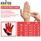 KRATOS Red Full Finger Gloves For Women & Men | Anti-Slip | Breathable | Touchscreen - Kratoss.com