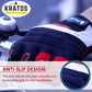 KRATOS - RED Mountain Bike Gloves for Men and Women | Mtb Gloves | Anti-Slip | Adjustable Wrist Starp | Stretchy & Breathable Material | Motorbike Full Finger Gloves | Different Variations Available - Kratoss.com
