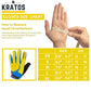 KRATOS Yellow Full Finger Gloves For Women & Men | Anti-Slip | Breathable | Touchscreen - Kratoss.com