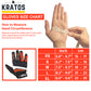 KRATOS - RED Mountain Bike Gloves for Men and Women | Mtb Gloves | Anti-Slip | Adjustable Wrist Starp | Stretchy & Breathable Material | Motorbike Full Finger Gloves | Different Variations Available - Kratoss.com