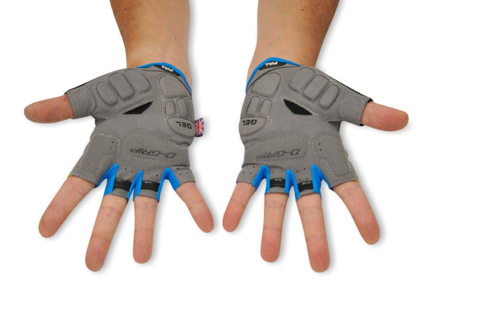 KRATOS - Yellow Cycling Half Finger Cycling Gloves For Women and Men - Kratos Sport.com