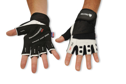 KRATOS - Gym Gloves For Men And Women | Weight Lifting Gloves | Non-Slip | Breathable and Touch-sensitive Material | Fingerless | Workout Gloves | Adjustable Wrist Starp | Different Variants Available - Kratoss.com