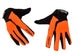 KRATOS Orange Full Finger Gloves For Women & Men | Anti-Slip | Breathable | Touchscreen - Kratoss.com