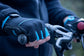 KRATOS - Blue Half Finger Workout / Cycling Gloves For Women & Men | Anti-Slip & Waterproof | Breathable Material | Half Finger Bicycle Riding Gloves | Adjustable Wrist Strap | Different Variations Available - Kratoss.com