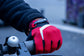 KRATOS Red Full Finger Gloves For Women & Men | Anti-Slip | Breathable | Touchscreen - Kratoss.com