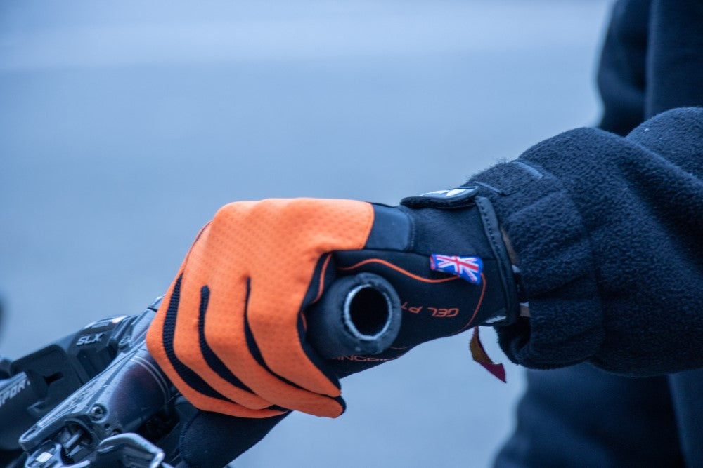 KRATOS Orange Full Finger Gloves For Women & Men | Anti-Slip | Breathable | Touchscreen - Kratoss.com