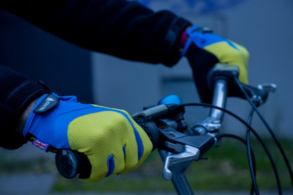 KRATOS Yellow Full Finger Gloves For Women & Men | Anti-Slip | Breathable | Touchscreen - Kratoss.com