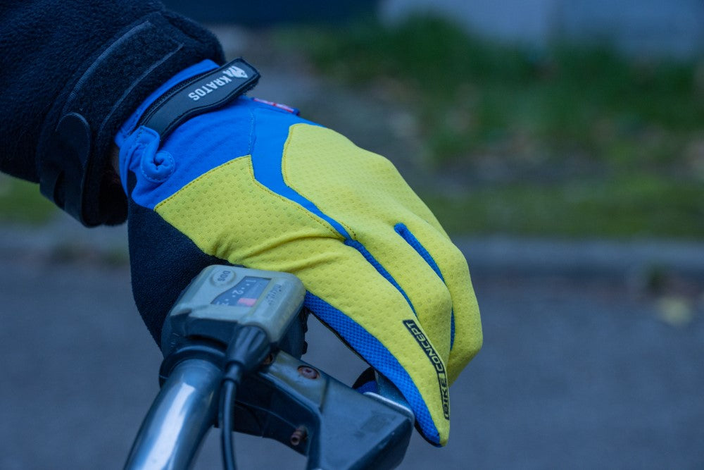 KRATOS Yellow Full Finger Gloves For Women & Men | Anti-Slip | Breathable | Touchscreen - Kratoss.com