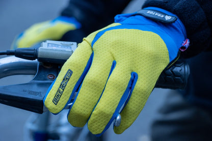 KRATOS Yellow Full Finger Gloves For Women & Men | Anti-Slip | Breathable | Touchscreen - Kratoss.com