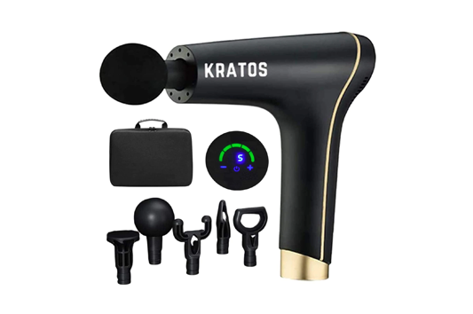 KRATOS - Gold & Black Hand Held Massage gun - Kratos Sport.com